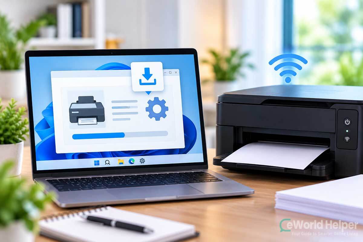Updating a printer driver in Windows to fix printing problems